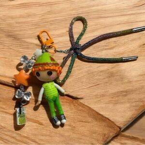 Lalaloopsy Keychain – Mini Doll Charm with Beads & Charms 💕